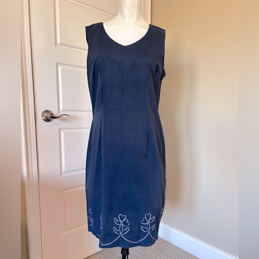 Vintage Laura Ashley Shift Dress 12